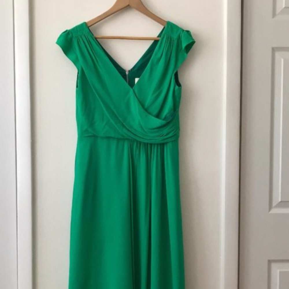 Kate Spade Lucia Crepe Dress in Kelly Green